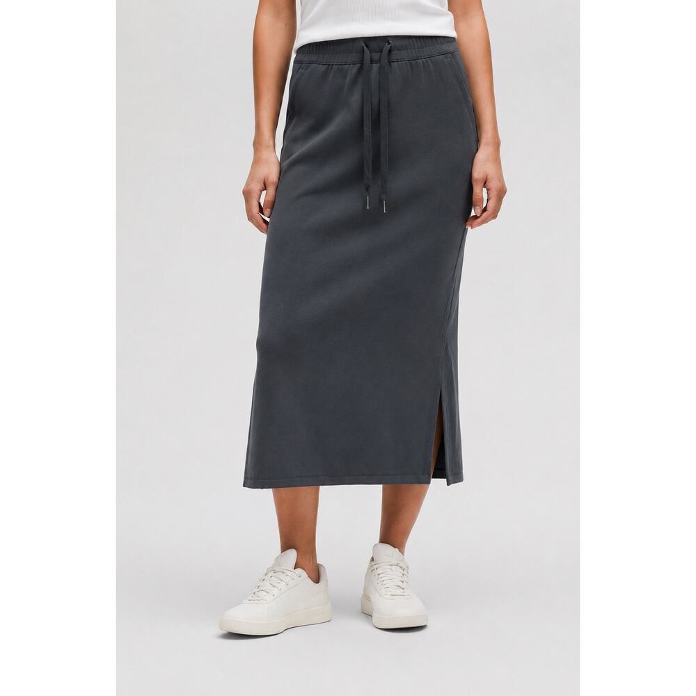 Lululemon Softstreme Bound to Bliss Maxi Skirt Dark Gray Size 4